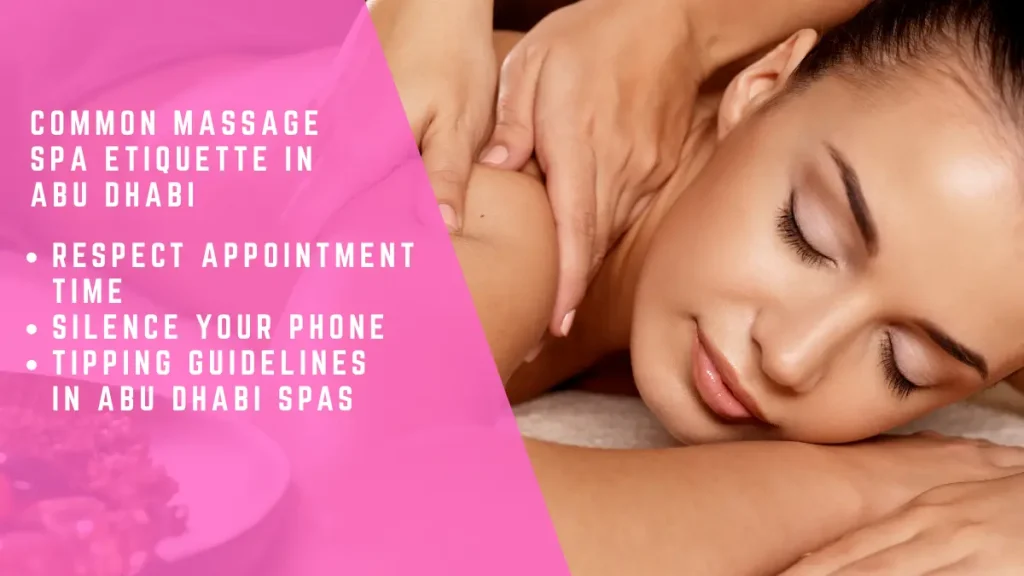Massage Spa Etiquette Abu Dhabi