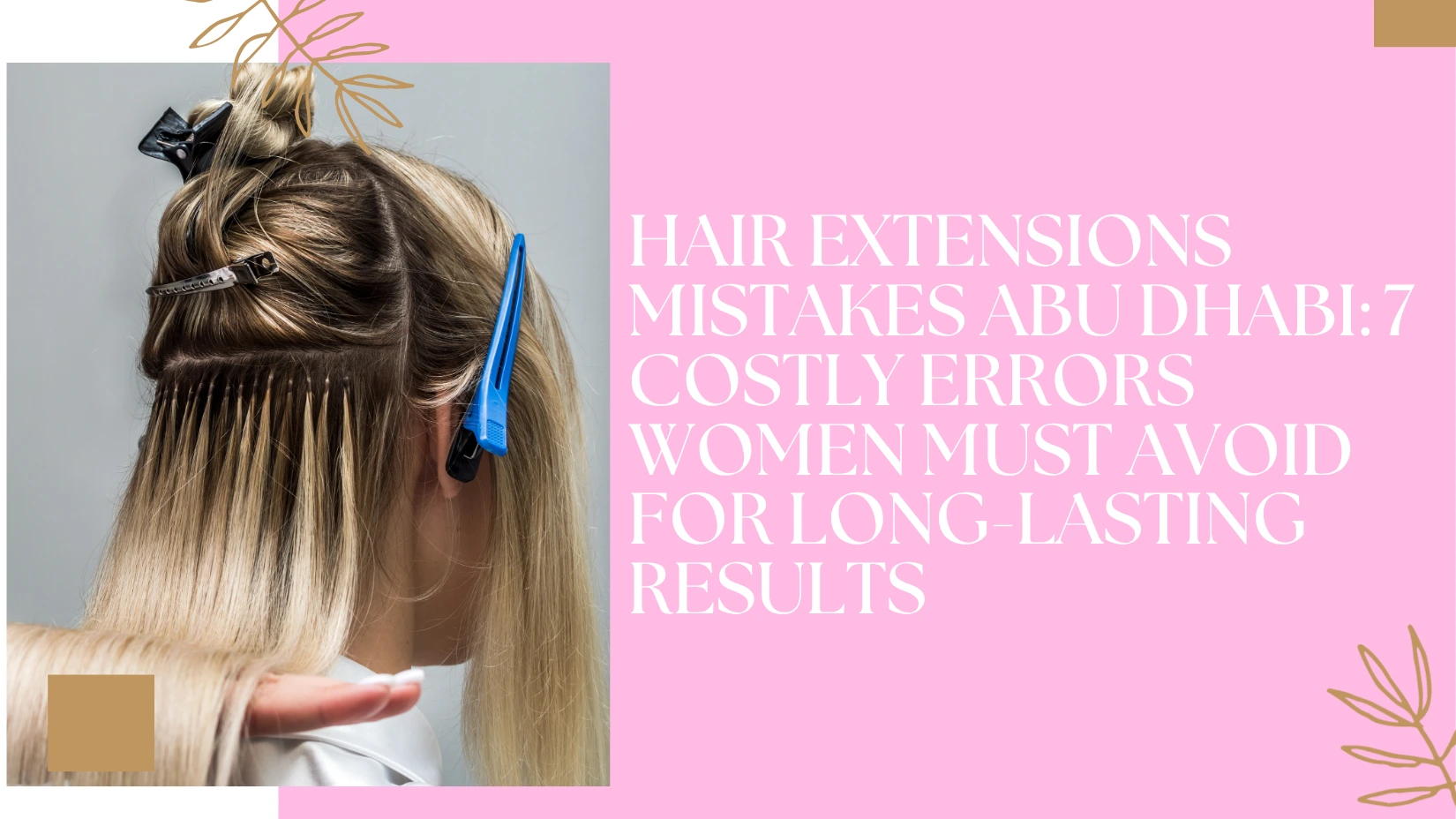 Hair Extensions Mistakes Abu Dhabi