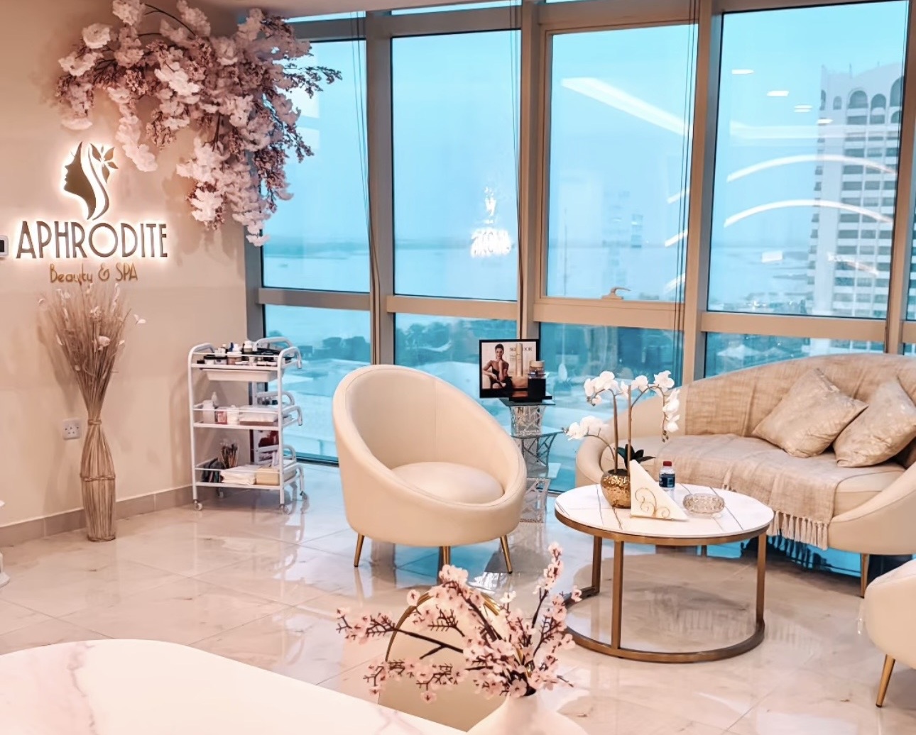 The best luxury beauty hair nail facial salon in Abu Dhabi